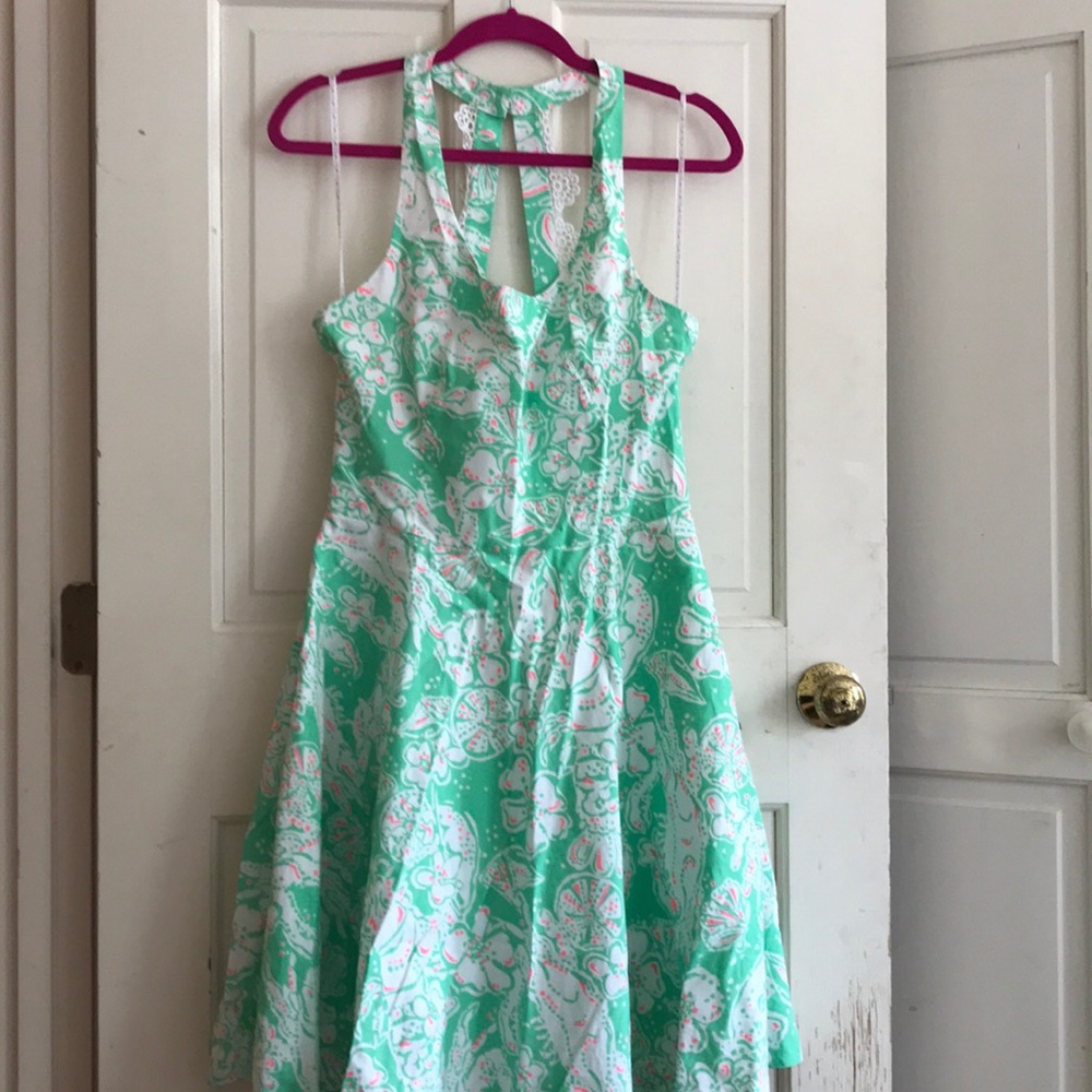 Green Lilly Pulitzer dress size 8
